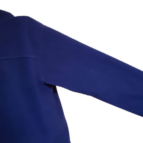 Men's Size Medium Alpine Tek Fleece Jacket Shacket Outdoors Soft Navy Blue - Picture 9 of 11